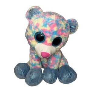 Hugfun International Jumbo 26" Teddy Bear Blue Pink Plush Toy Stuffed Animal